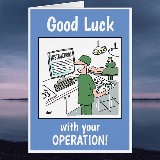 Veel succes met je operatie