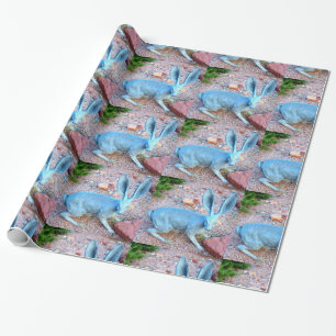 Veel succes met konijnenpapier cadeaupapier