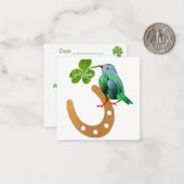 Veel Succes Notitiekaartje (Voorkant / Achterkant in situ)