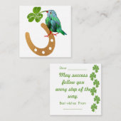 Veel Succes Notitiekaartje (Voorkant / Achterkant)