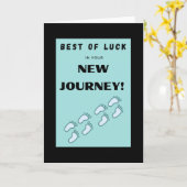 Veel succes op je nieuwe reis! - kaart (Gele Bloem)