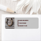 Veel succes rustieke Hoefijzer design labels (Insitu)