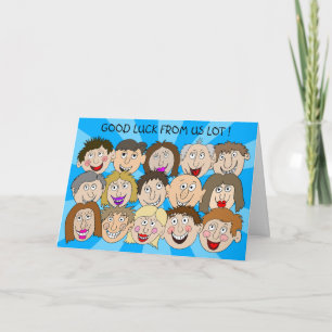 Veel succes van ons allemaal kaart