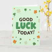 Veel Succes Vandaag Stuur Deze kaart (Gele Bloem)