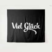 Veel succes | Veel Succes Duitse Taal Wandkleed (Voorkant (horizontaal))