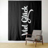 Veel succes | Veel Succes Duitse Taal Wandkleed (In situ)