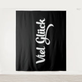 Veel succes | Veel Succes Duitse Taal Wandkleed (Voorkant)