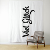Veel succes | Veel Succes Duitse Taal Wandkleed (In situ)