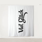 Veel succes | Veel Succes Duitse Taal Wandkleed (Voorkant)