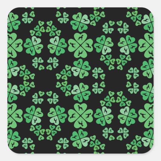 Veel Succes Vierkante Sticker (Voorkant)