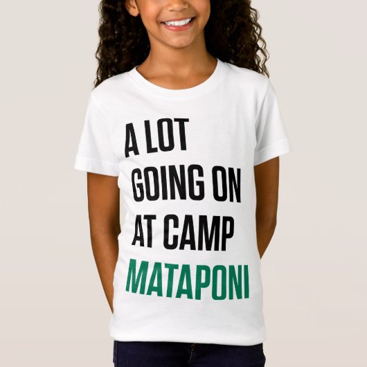 Veel te doen op kamp Mataponi T-shirt (Voorkant)