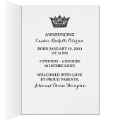 "Veel te doen over iets!" Aankondigingen baby (Binnen (Rechts))