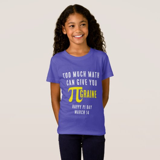 VEEL TE VEEL Pi Dag T-shirt (Voorkant volledig)