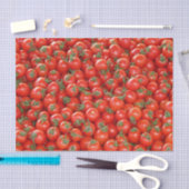 Veel tomaten van Red Cherry Tissuepapier (Craft)