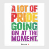 Veel trots op dit moment LHBT Pride Maand Sticker (Vel)