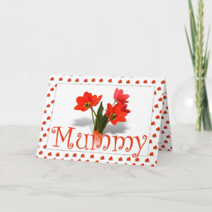 Veel Tulpen voor moeder op Mothering Zondag Kaart