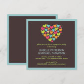 Veel uitnodigingen van de partij van de partij van (Voorkant / Achterkant)