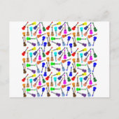 Veel Ukuleles Briefkaart (Voorkant)