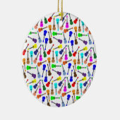 Veel Ukuleles Keramisch Ornament (Rechts)