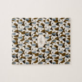 Veel van het leuke hondpatroon van Jack Russell Te Legpuzzel (Horizontaal)