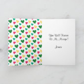 VEEL VAN JE| Funny T-Rex Valentijnsdag Feestdagen Kaart (Binnen)