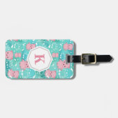 Veel varkens - Monogrammed Bagagelabel (Voorkant horizontaal)