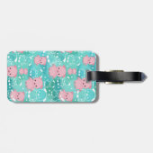 Veel varkens - Monogrammed Bagagelabel (Achterkant horizontaal)