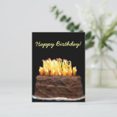 Veel verder over de heuvel verjaardag briefkaart (Staand voorkant)