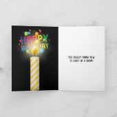 Veel verjaardagstaart kaarsen kaart (Binnen)