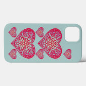 Veel verschillende rode harten Valentijnsdag Case-Mate iPhone Case (Achterkant (horizontaal))