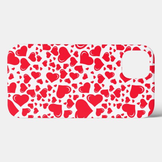 Veel verschillende rode harten Valentijnsdag Case-Mate iPhone Case (Achterkant (horizontaal))