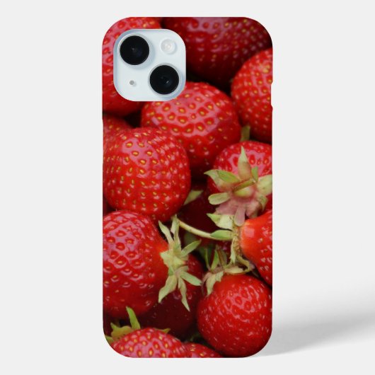 Veel verse aardbeien Case-Mate iPhone case (Achterkant)