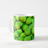 Veel verse groene limieten koffiemok (Voorkant links)