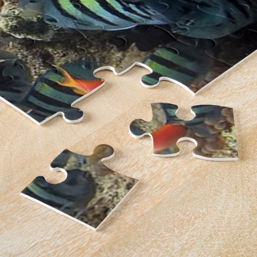 Veel vis en koraal legpuzzel (Zijkant)