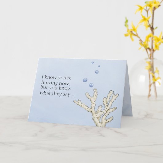 Veel vis kaart (Gele Bloem)