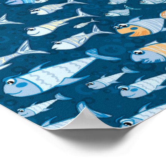 Veel vis - poster (Hoek)