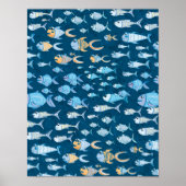 Veel vis - poster (Voorkant)