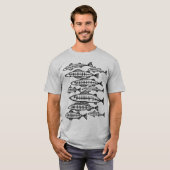 Veel vis t-shirt (Voorkant volledig)