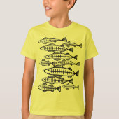 Veel vis t-shirt (Voorkant)