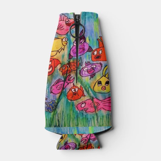 Veel visfles en Koelbox Flesjeskoeler (Achterkant)