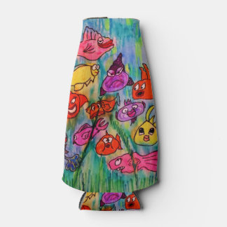 Veel visfles en Koelbox Flesjeskoeler