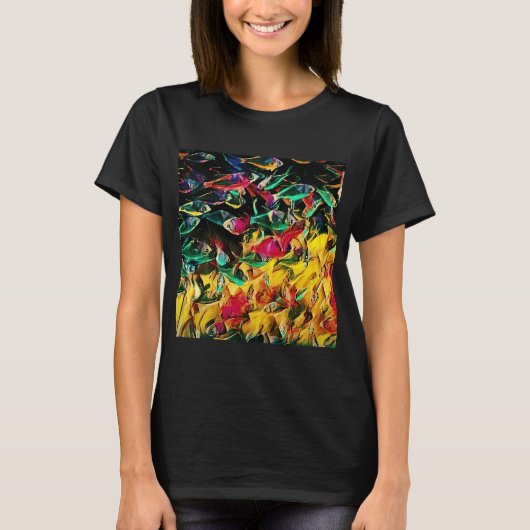 Veel vissen t-shirt (Voorkant)