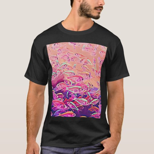 Veel vissen t-shirt (Voorkant)