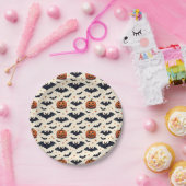 Veel vleermuizen papieren bordje (Feest)