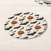Veel vleermuizen ronde kartonnen onderzetter (Gebogen)