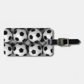 veel voetballen bagagelabel (Voorkant horizontaal)