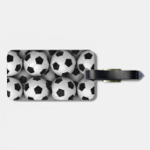 veel voetballen bagagelabel (Achterkant horizontaal)