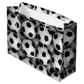 veel voetballen groot cadeauzakje (Achterkant Gekanteld)