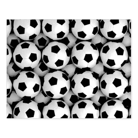 veel voetballen rubberstempel (Afrduk)