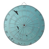 Veel vogels en een contra-indicatie dartbord (Voorkant)